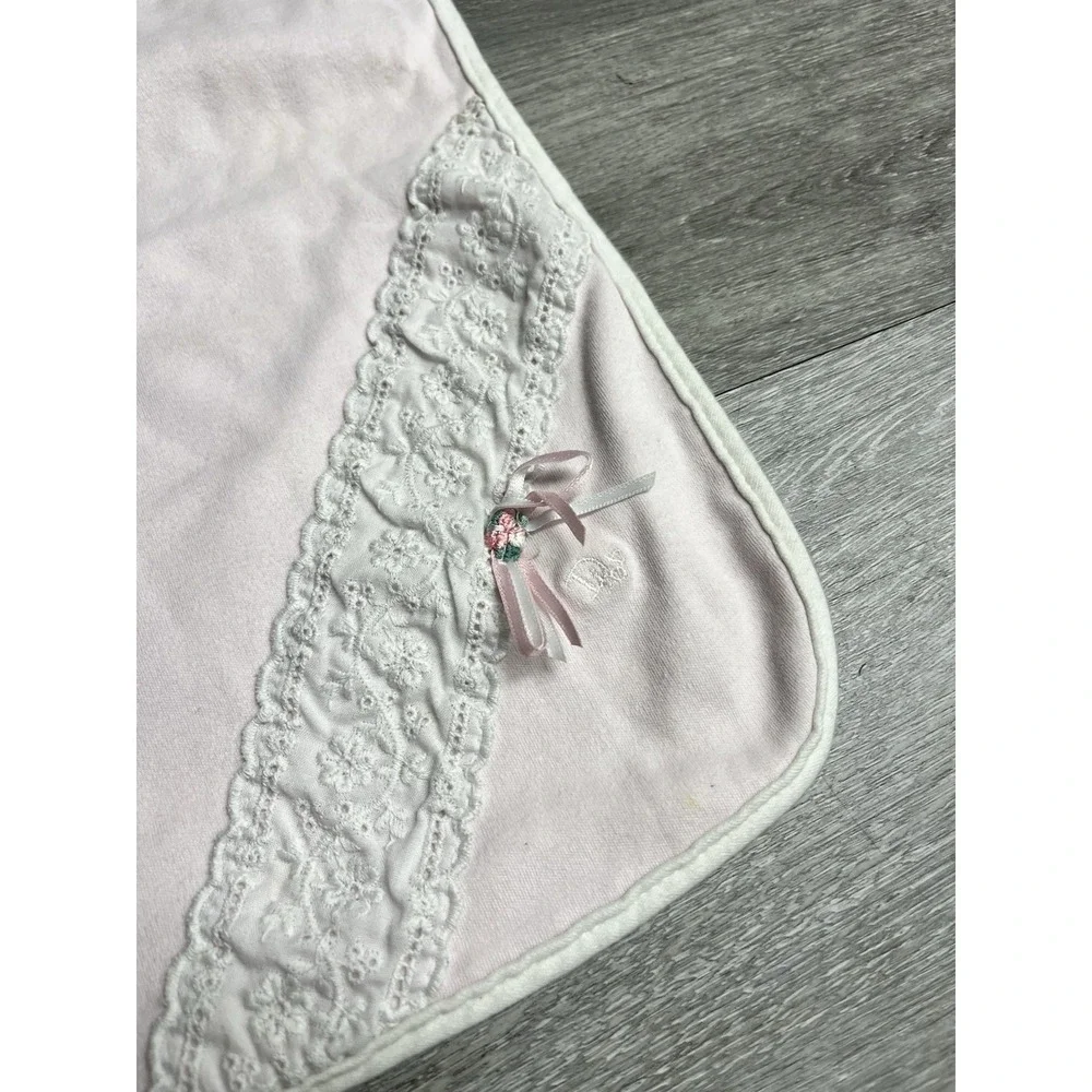 Vintage Christian Dior Baby Dior Pink Changing Mat Made In USA DIOR